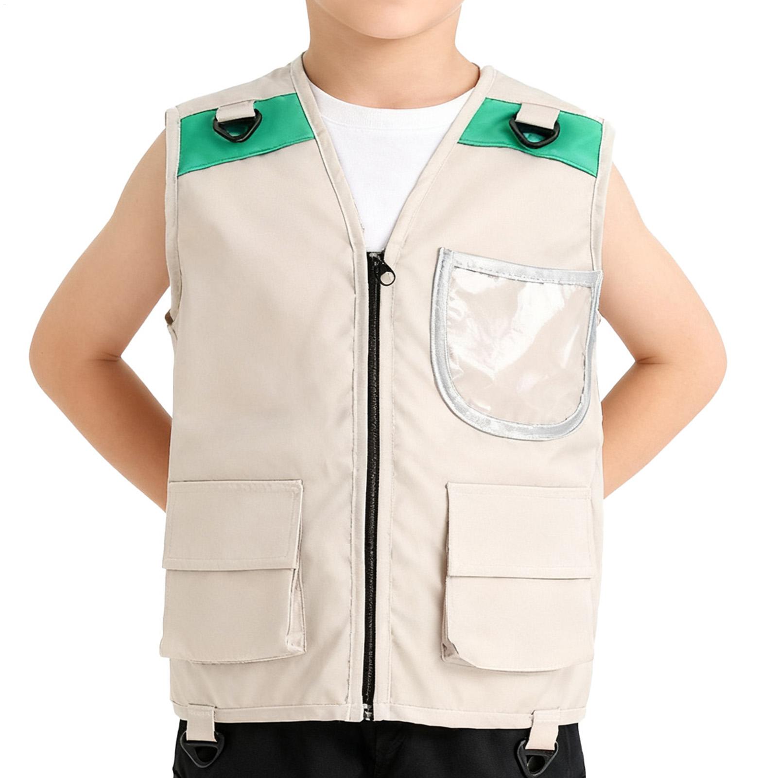 Outdoor Adventure Kit For Boys - سترة استكشافية للأطفال، زي سفاري، سترة