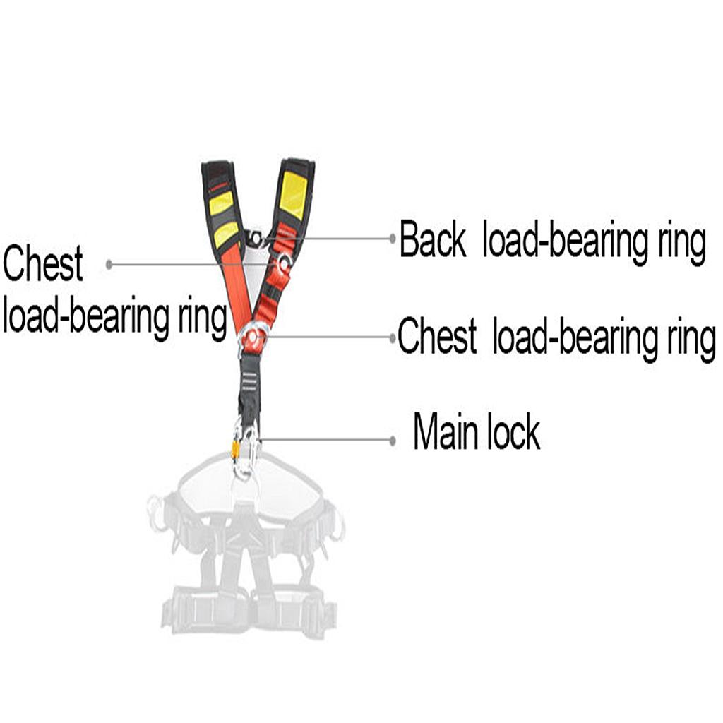 Adventure Outdoor Equipment - حزام كتف لطيف لمعدات التسلق، قابل