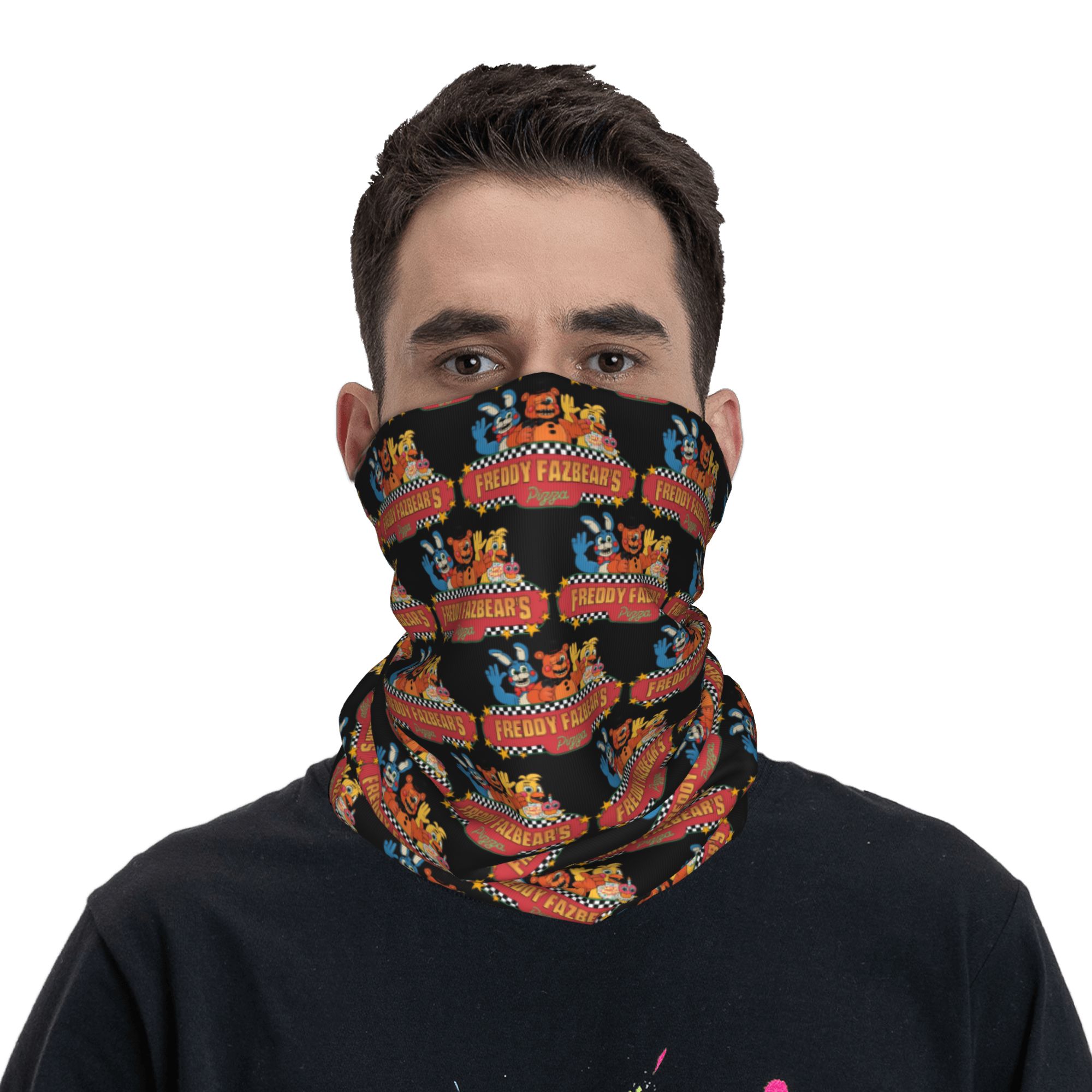 Outdoor Adventure At - وشاح رقبة مخصص بتصميم FNAF At