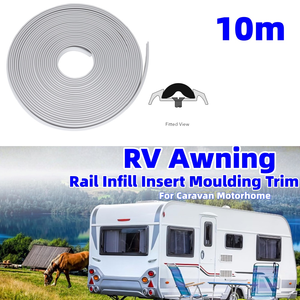 Outdoor Adventurer - شريط تزيين وملء لقضبان مظلة RV