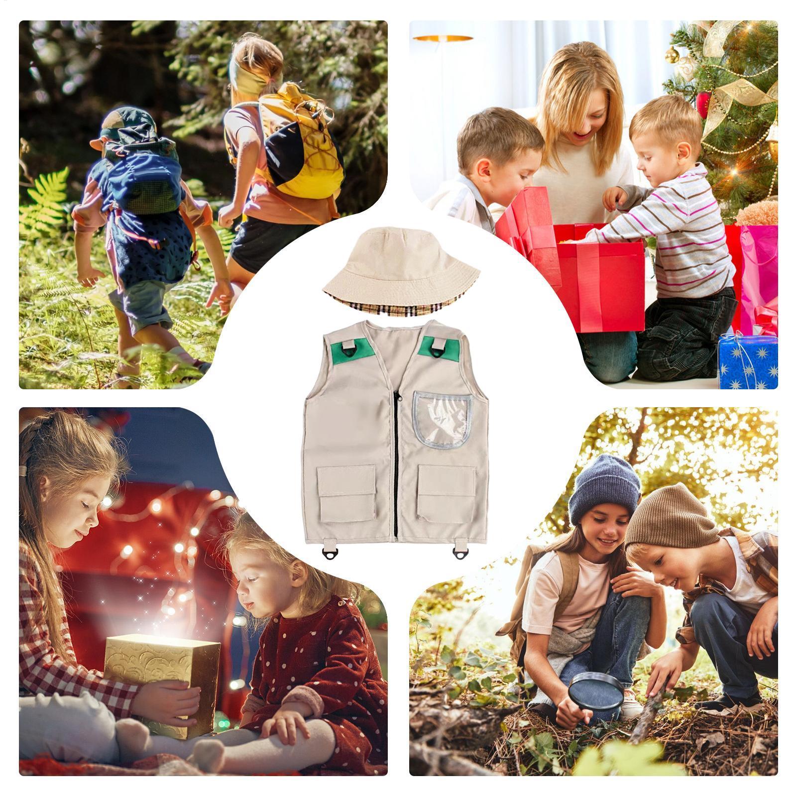 سترة استكشافية للأطفال مع قبعة - مراجعة Outdoor Adventure Kit For Boys وسعره