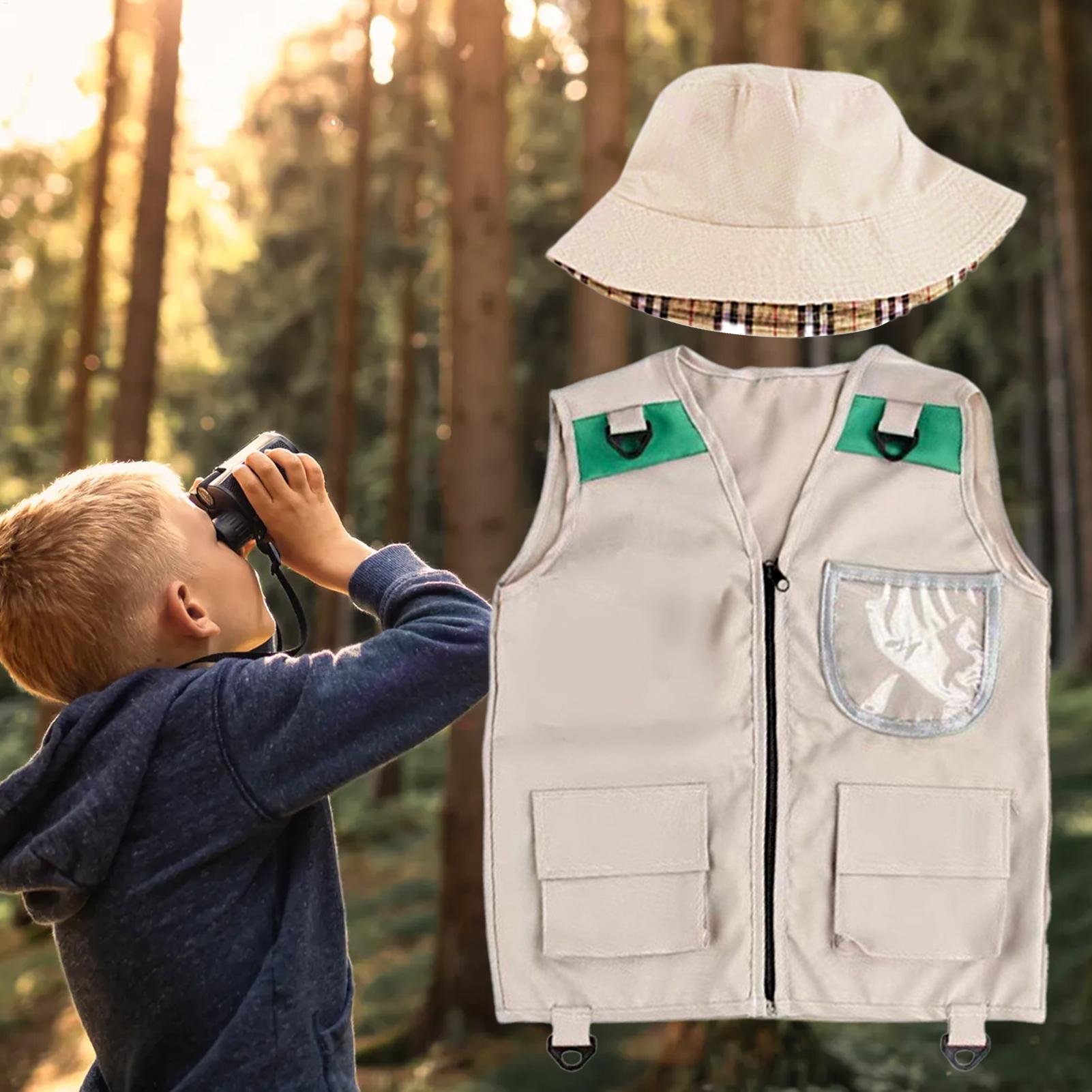 سترة استكشافية للأطفال مع قبعة - مراجعة Outdoor Adventure Kit For Boys وسعره