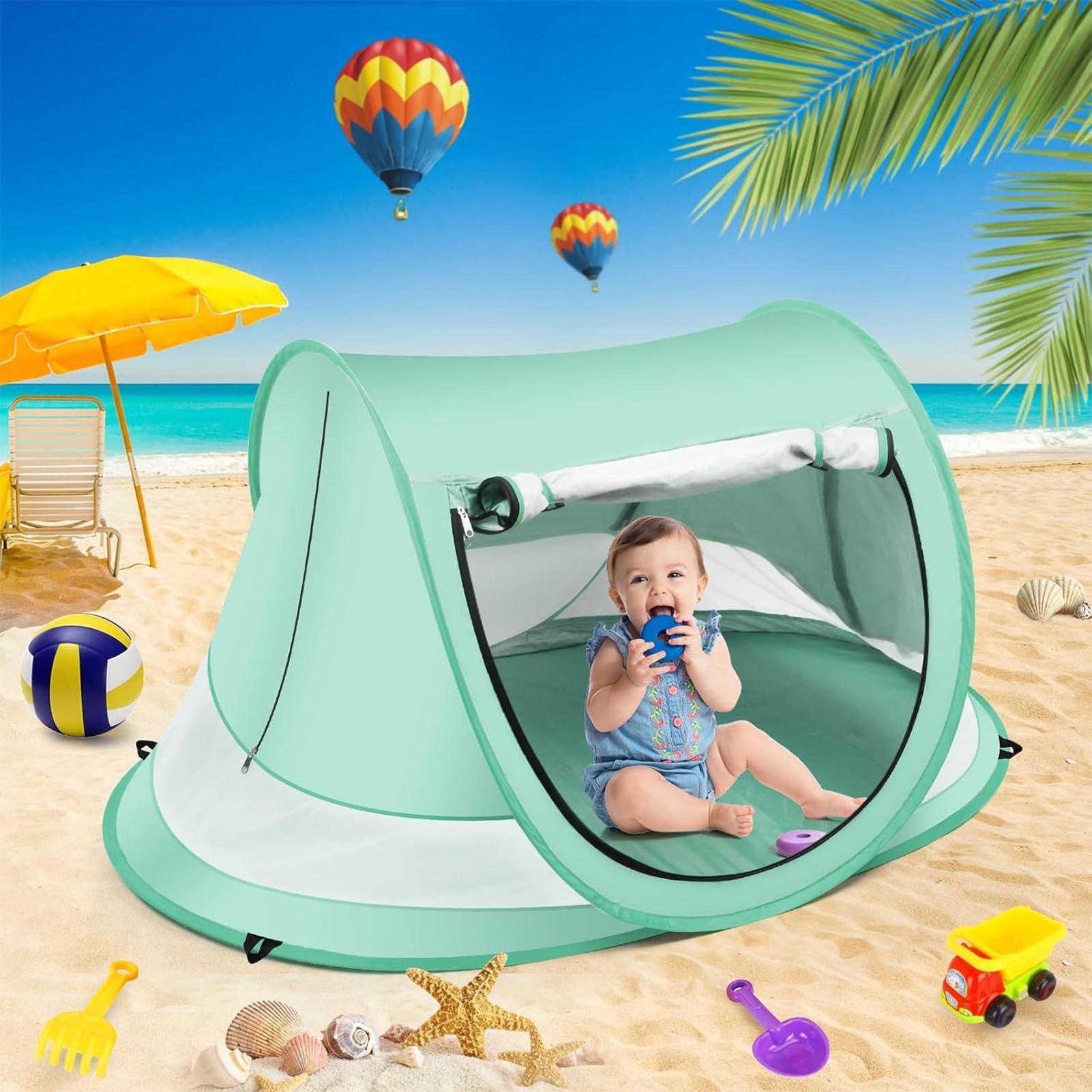 خيمة شاطئية للأطفال الصغار، خي - مراجعة Outdoor Adventure Tent وسعره
