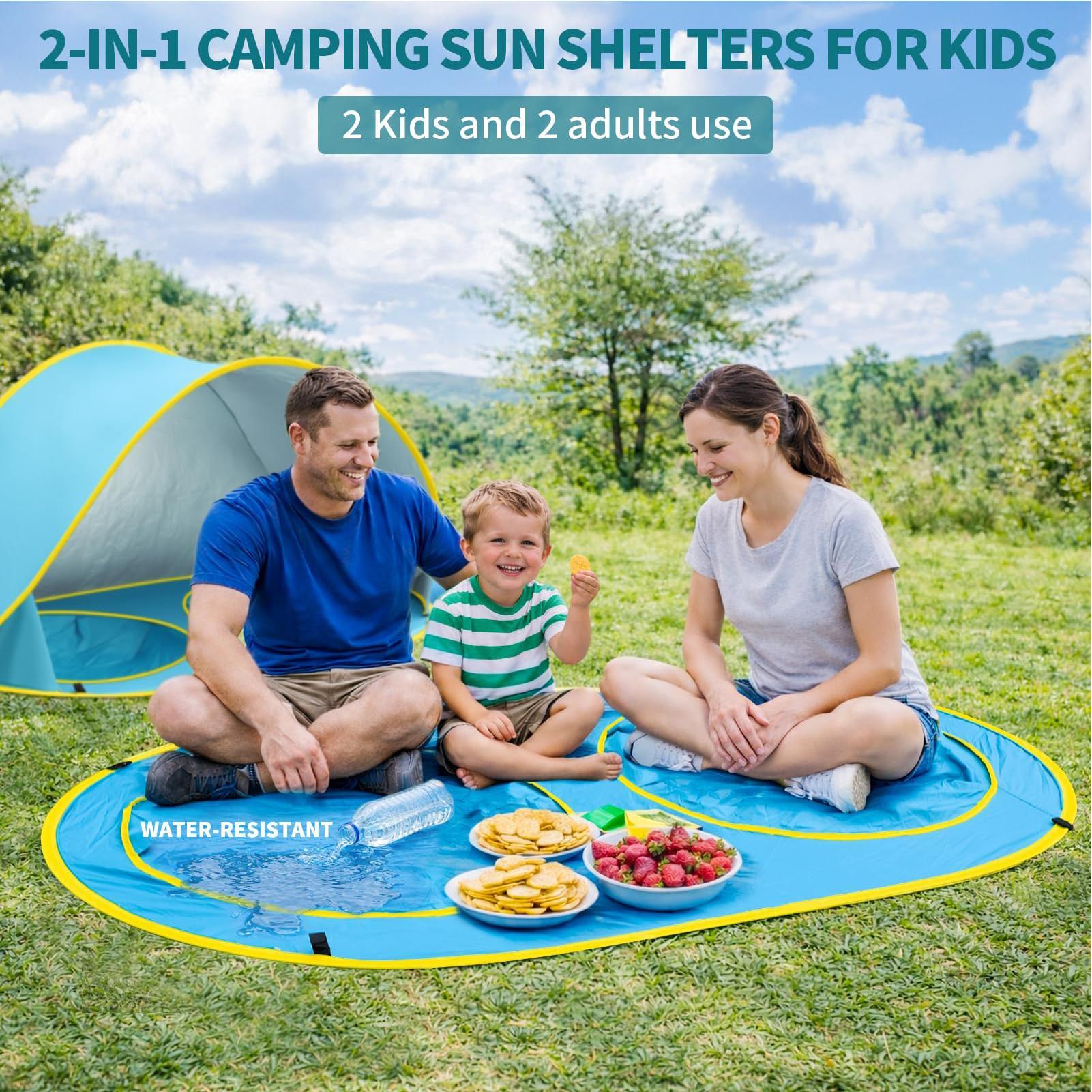 خيمة شاطئية للأطفال مع حوض سبا - مراجعة Outdoor Adventure Tent وسعره