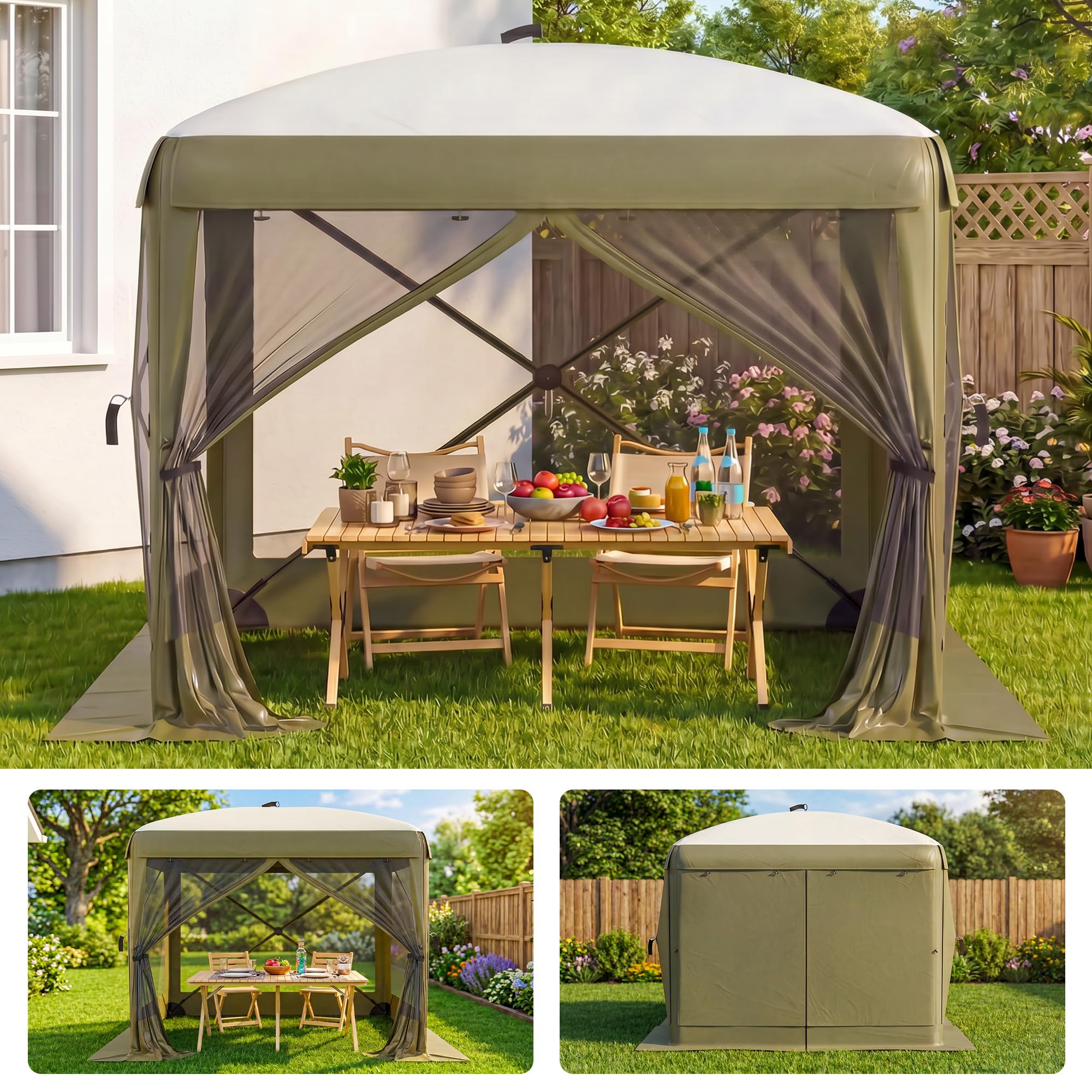 خيمة شبكية سداسية الأضلاع قابل - مراجعة Outdoor Adventure Tent وسعره