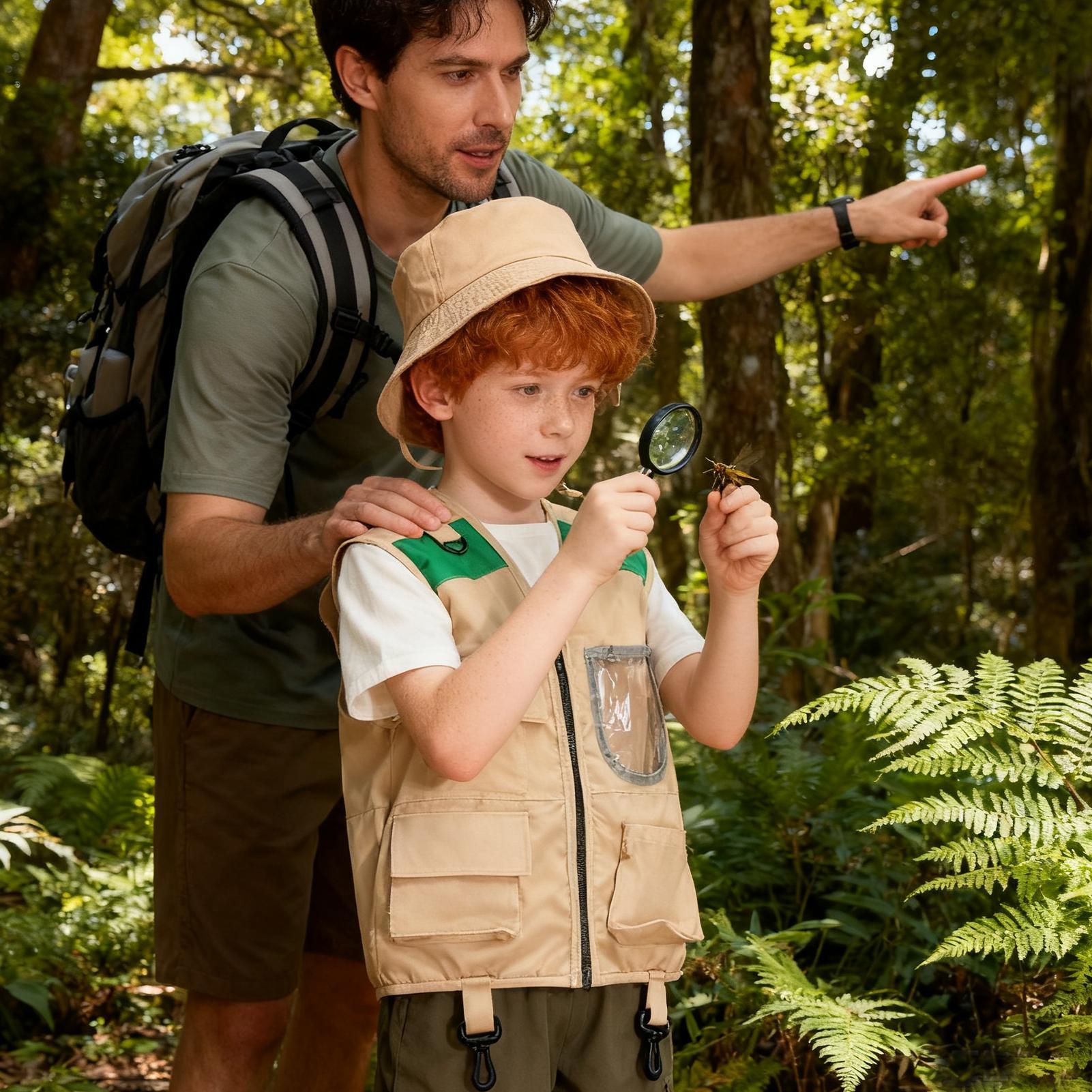 طقم سترة وقبعة استكشافية للأطف - مراجعة Outdoor Adventure Kit For Boys وسعره