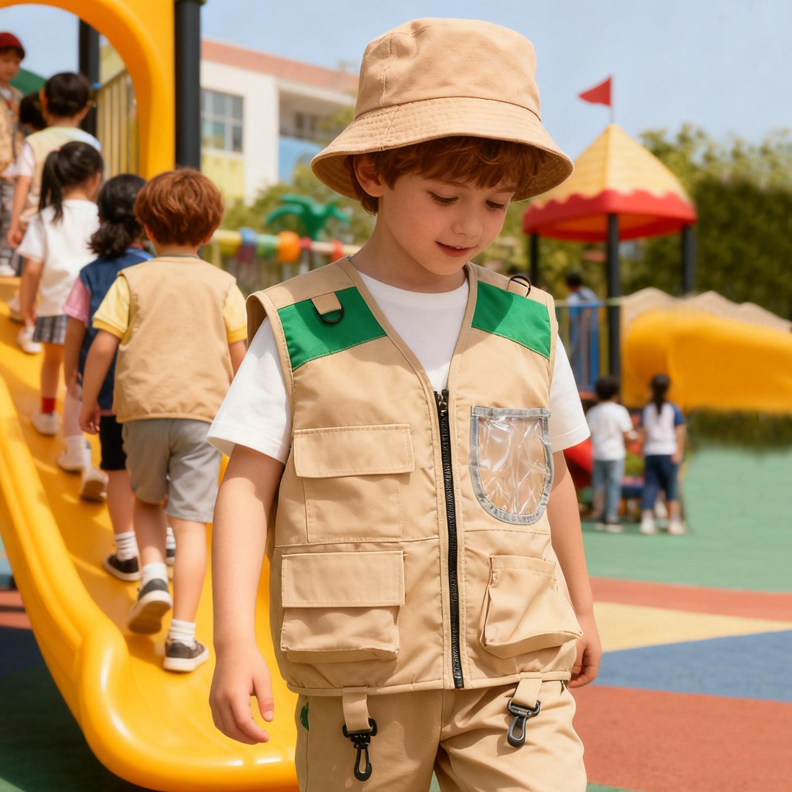 طقم سترة وقبعة استكشافية للأطف - مراجعة Outdoor Adventure Kit For Boys وسعره