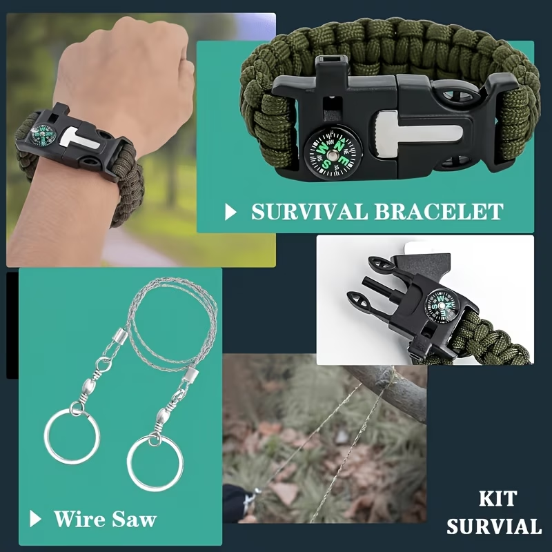 مجموعة أدوات النجاة 242 للأنشط - مراجعة Adventure Outdoor Equipment وسعره