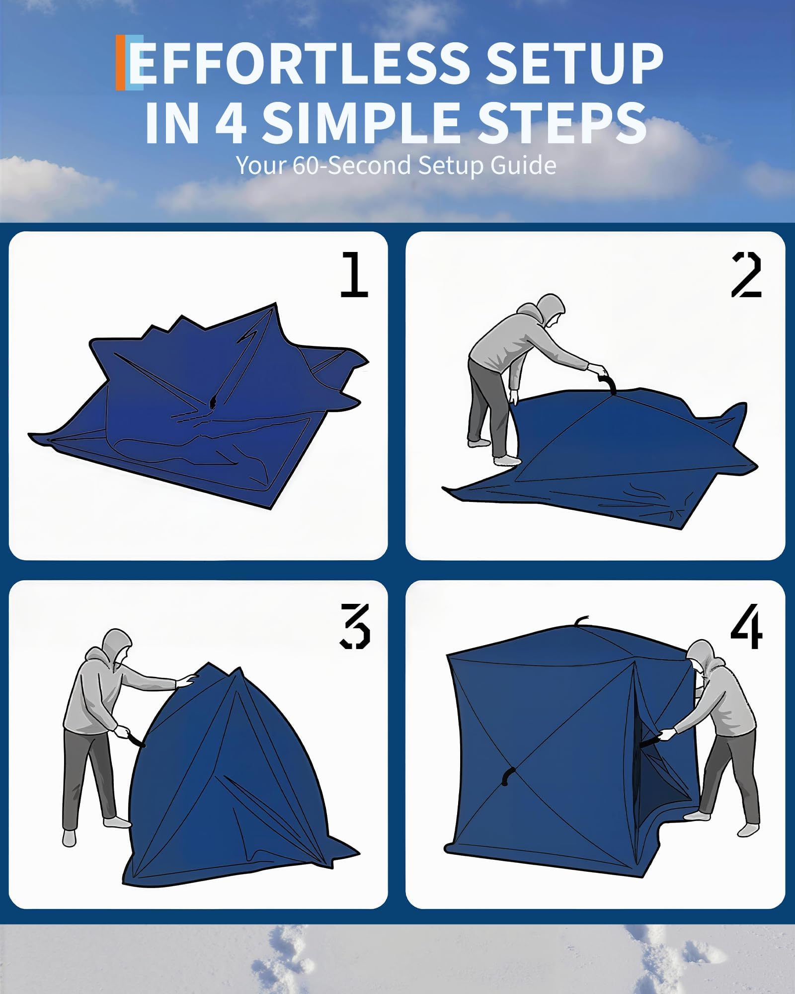 خيمة صيد الأسماك القابلة للطي  - مراجعة Outdoor Adventure Tent وسعره