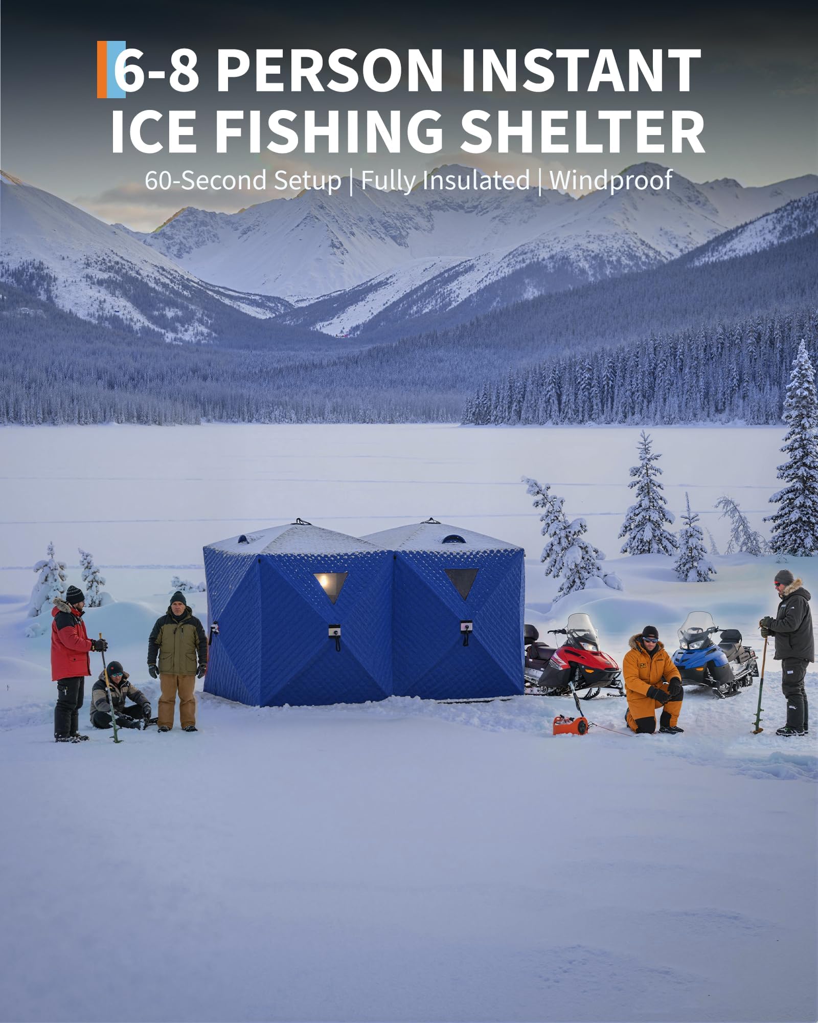 خيمة صيد الأسماك القابلة للطي  - مراجعة Outdoor Adventure Tent وسعره