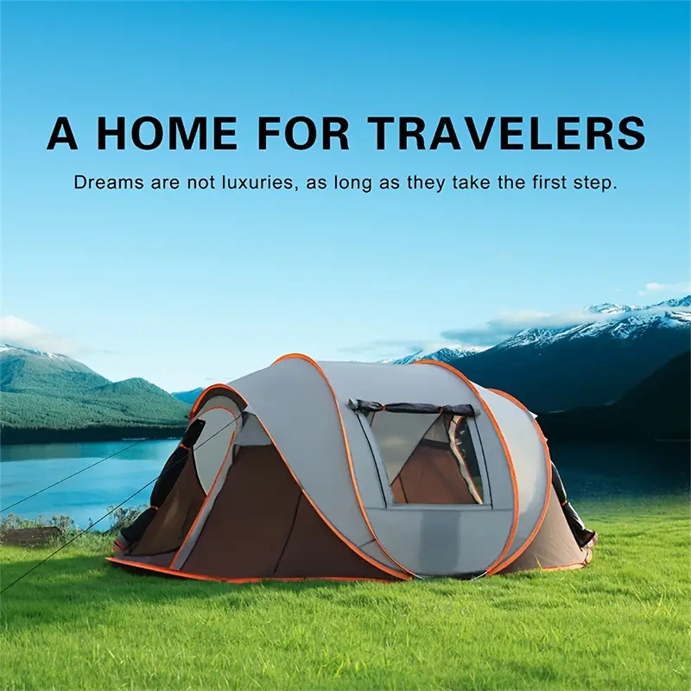 خيمة سريعة الفتح لـ 5-8 أشخاص، - مراجعة Outdoor Adventure Tent وسعره
