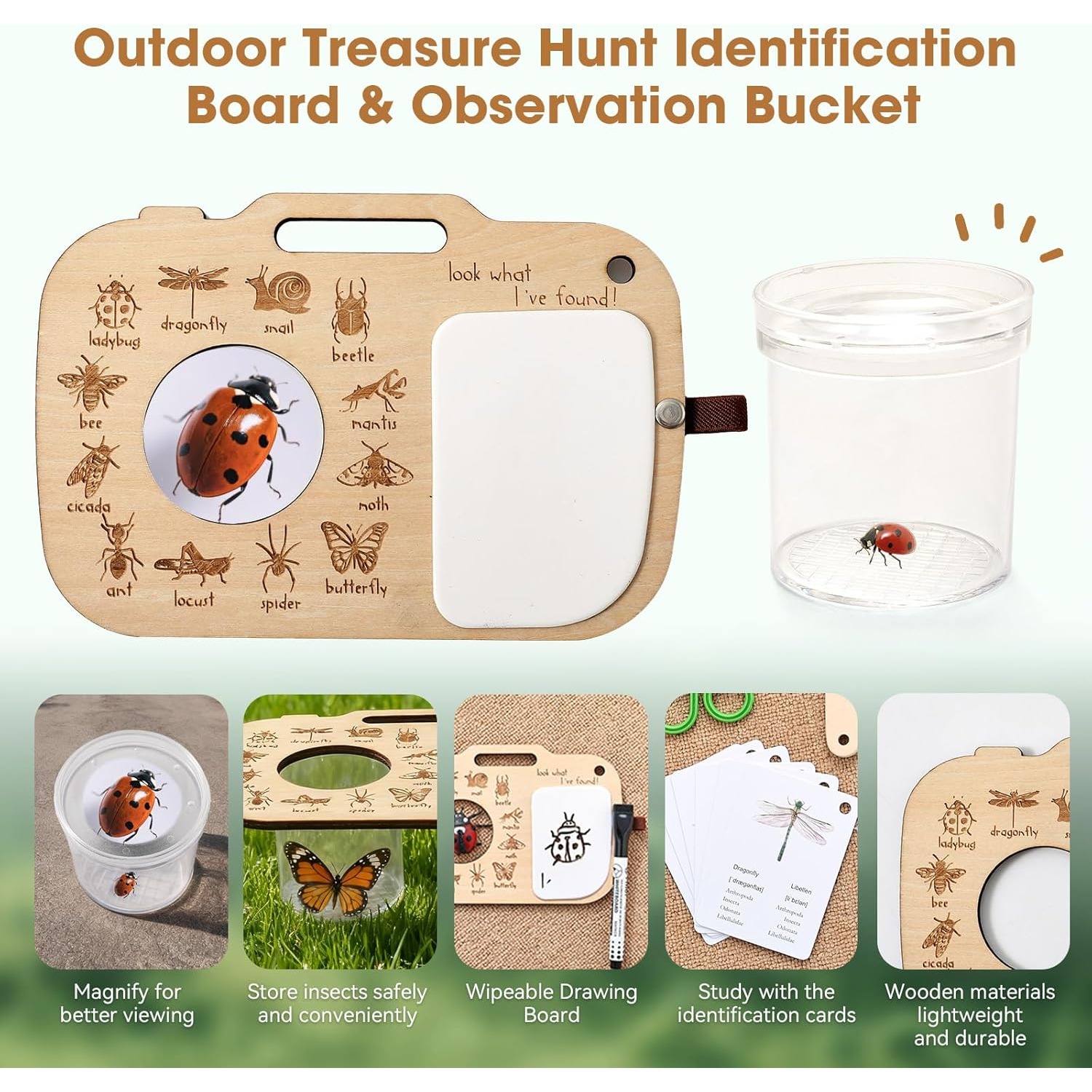 مجموعة أدوات التقاط الحشرات لل - مراجعة Outdoor Adventure Kit For Boys وسعره