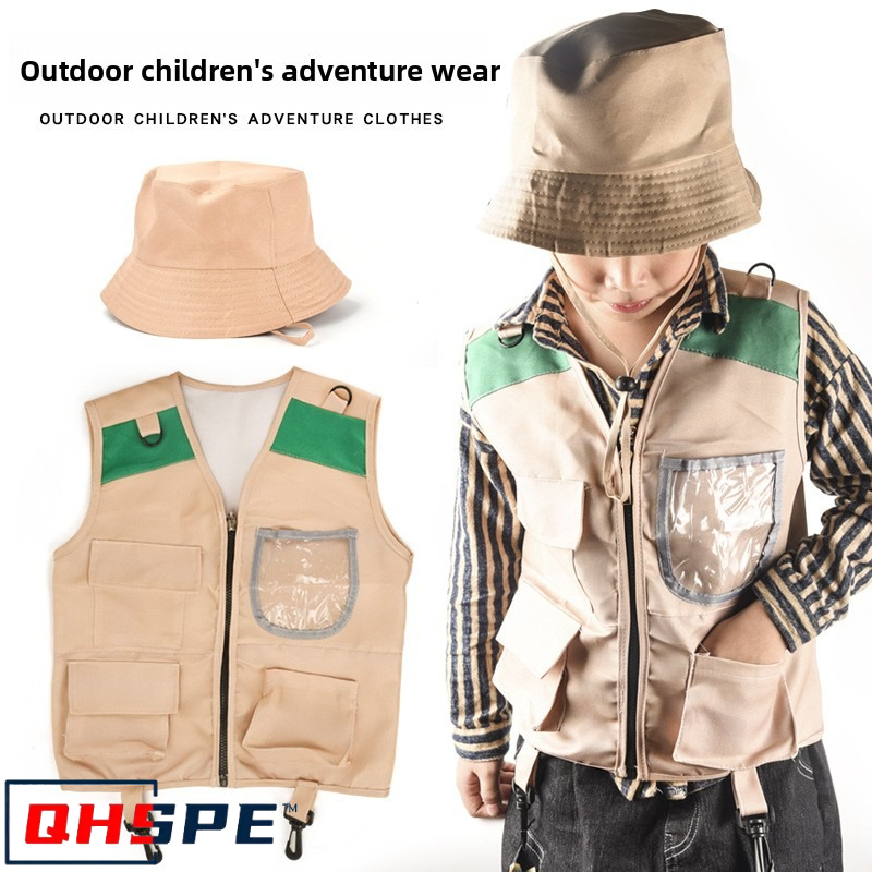 سترة وقبعة إكسبلورر للأطفال، س - مراجعة Outdoor Adventure Kit For Boys وسعره