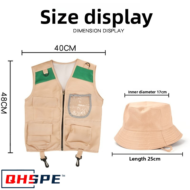 سترة وقبعة إكسبلورر للأطفال، س - مراجعة Outdoor Adventure Kit For Boys وسعره