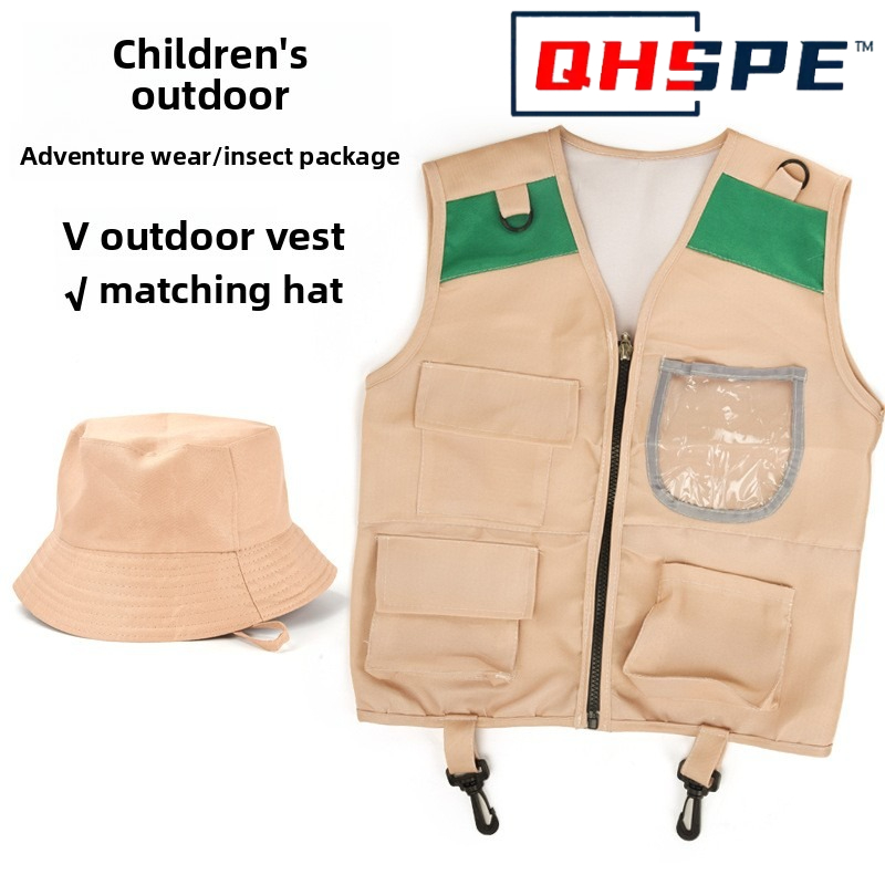 سترة وقبعة إكسبلورر للأطفال، س - مراجعة Outdoor Adventure Kit For Boys وسعره